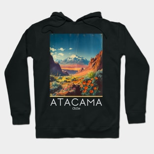 A Vintage Travel Illustration of Atacama Desert - Chile Hoodie